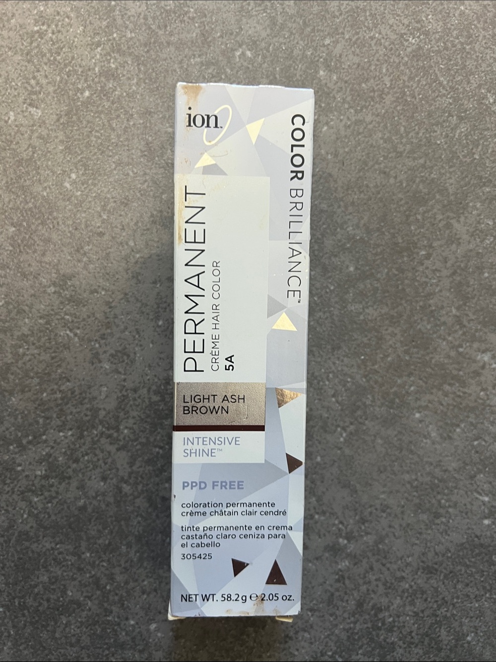 ion Color Brilliance Permanent Creme Hair Color — Light Ash Brown (5A)